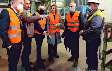Meetings with foreign partners at the Metalyt PrJSC production site.